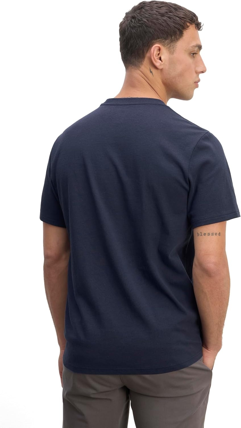 image:imageEverlane Mens PremiumWeight Cotton Pocket TeeNavy