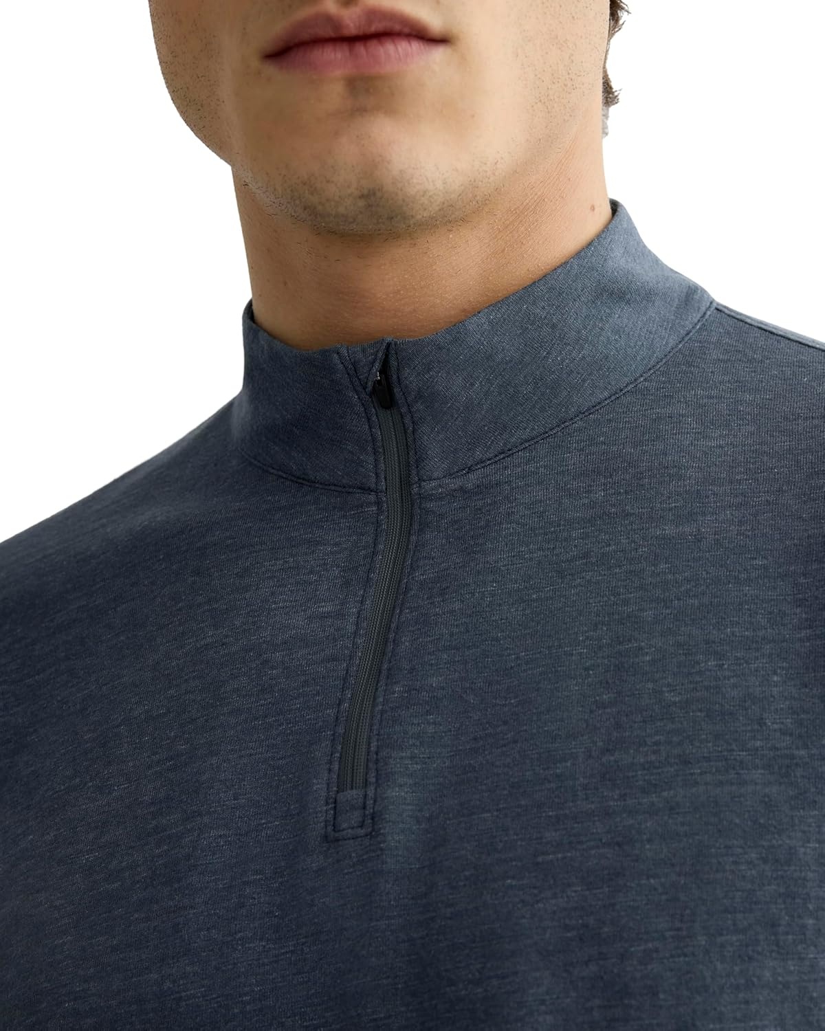 image:imageEverlane Mens The Rec QuarterZipHeathered Navy