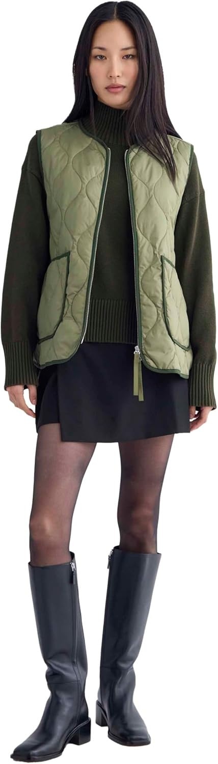 image:imageEverlane ReNew Quilted VestLichen Green
