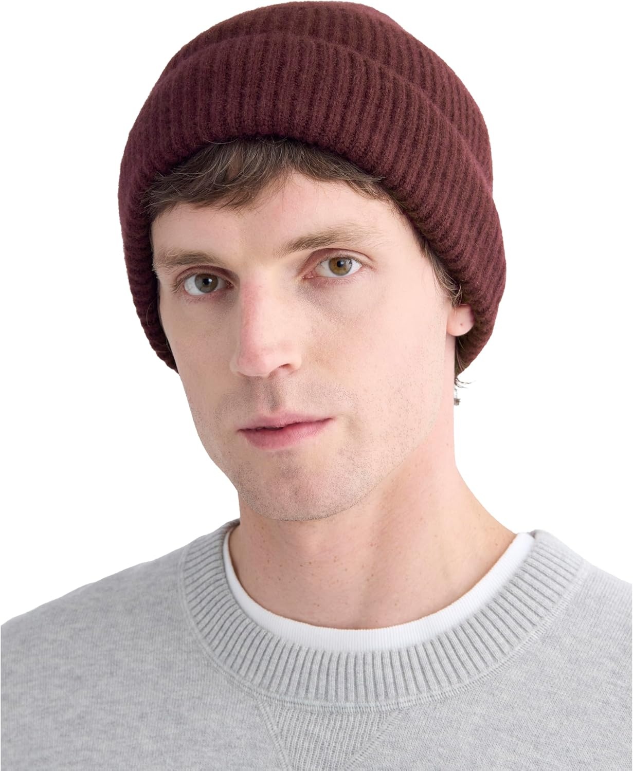 image:imageEverlane Unisex Adult Everlane The Cashmere Ribbed BeanieWine