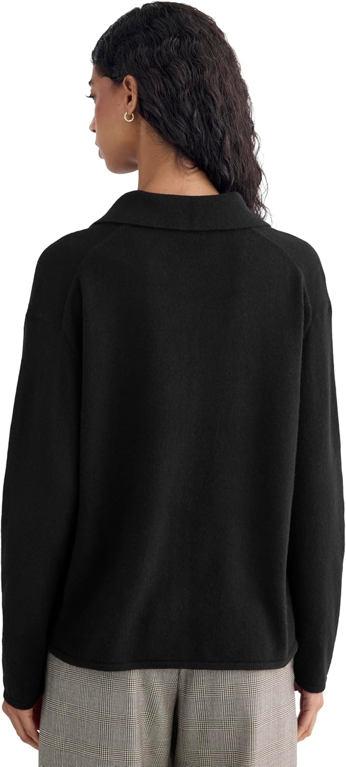 image:imageEverlane Womens Cashmere Buttonup ShirtBlack