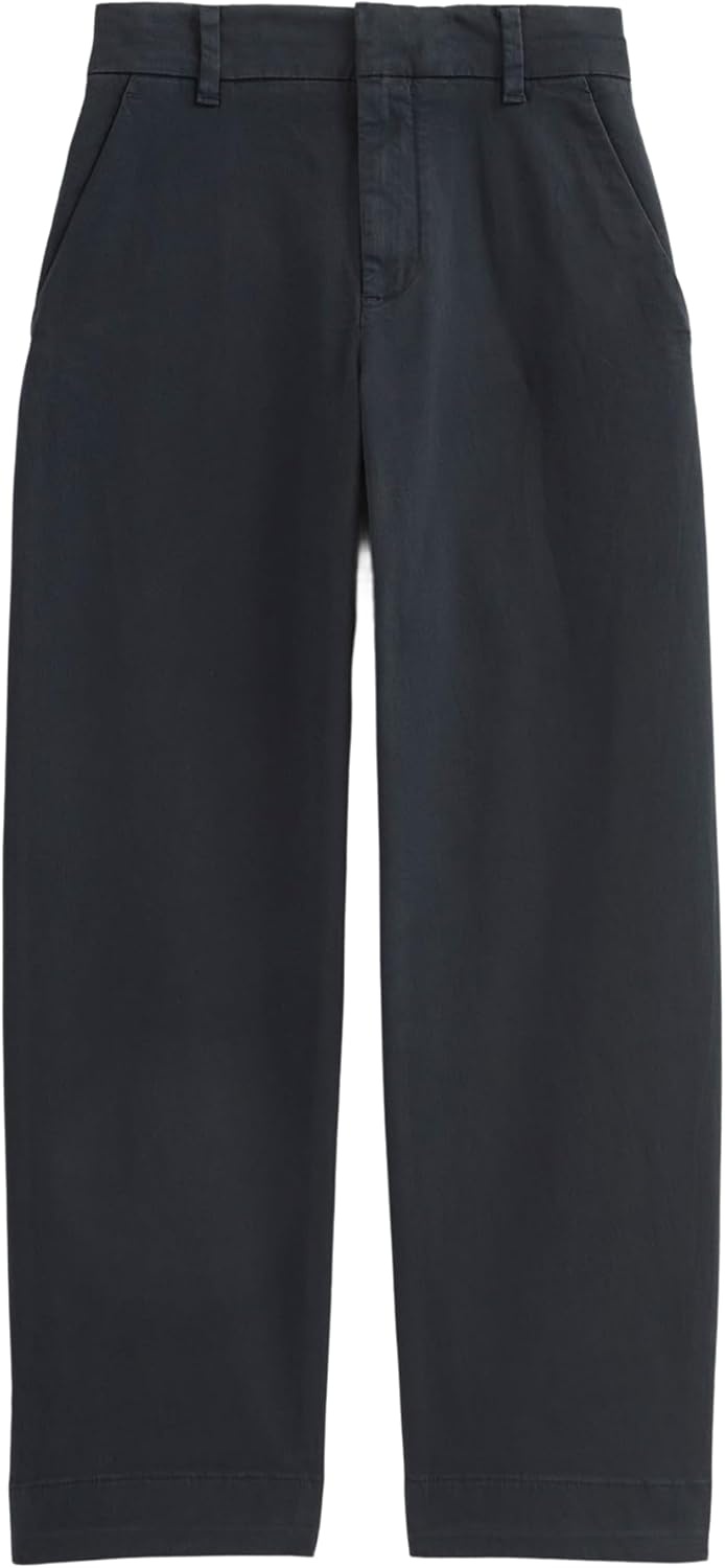 image:imageEverlane Womens Cotton Stretch Twill Chino Tapered Ankle TrouserNavy