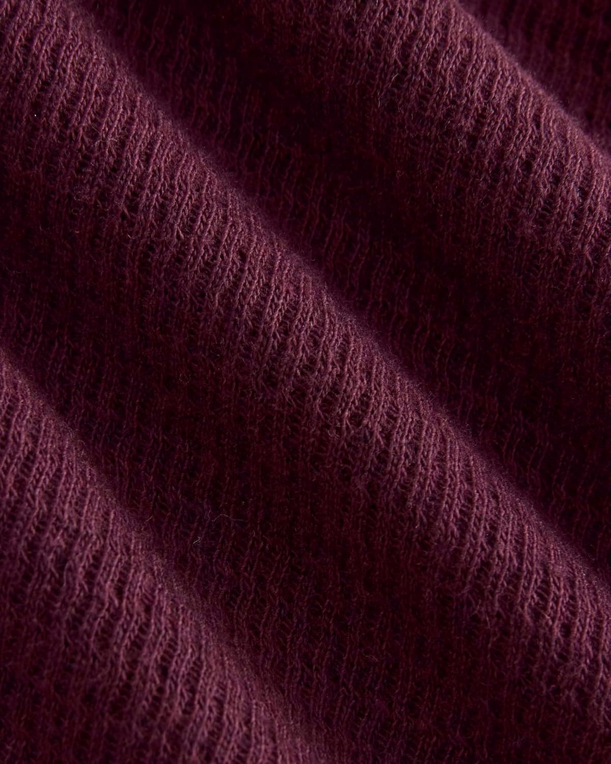 image:imageEverlane Womens Everlane Boxy Henley in Cozy WaffleHeathered Port Royale