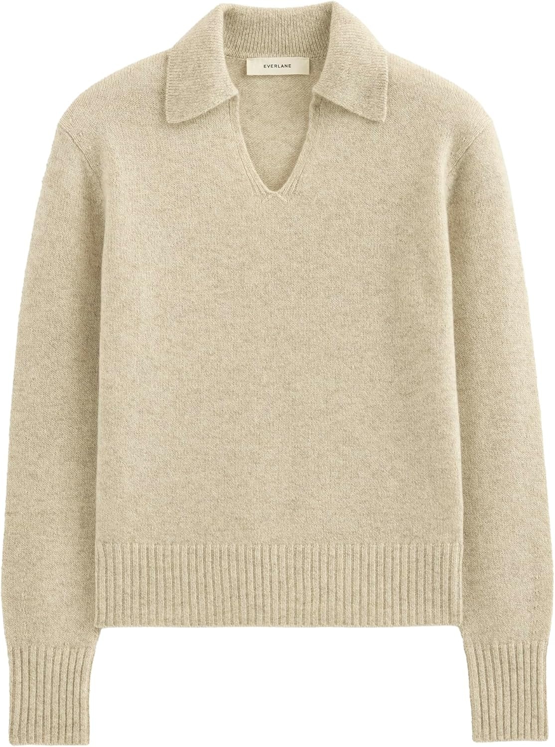 image:imageEverlane Womens Everlane Cashmere Polo SweaterCanvas