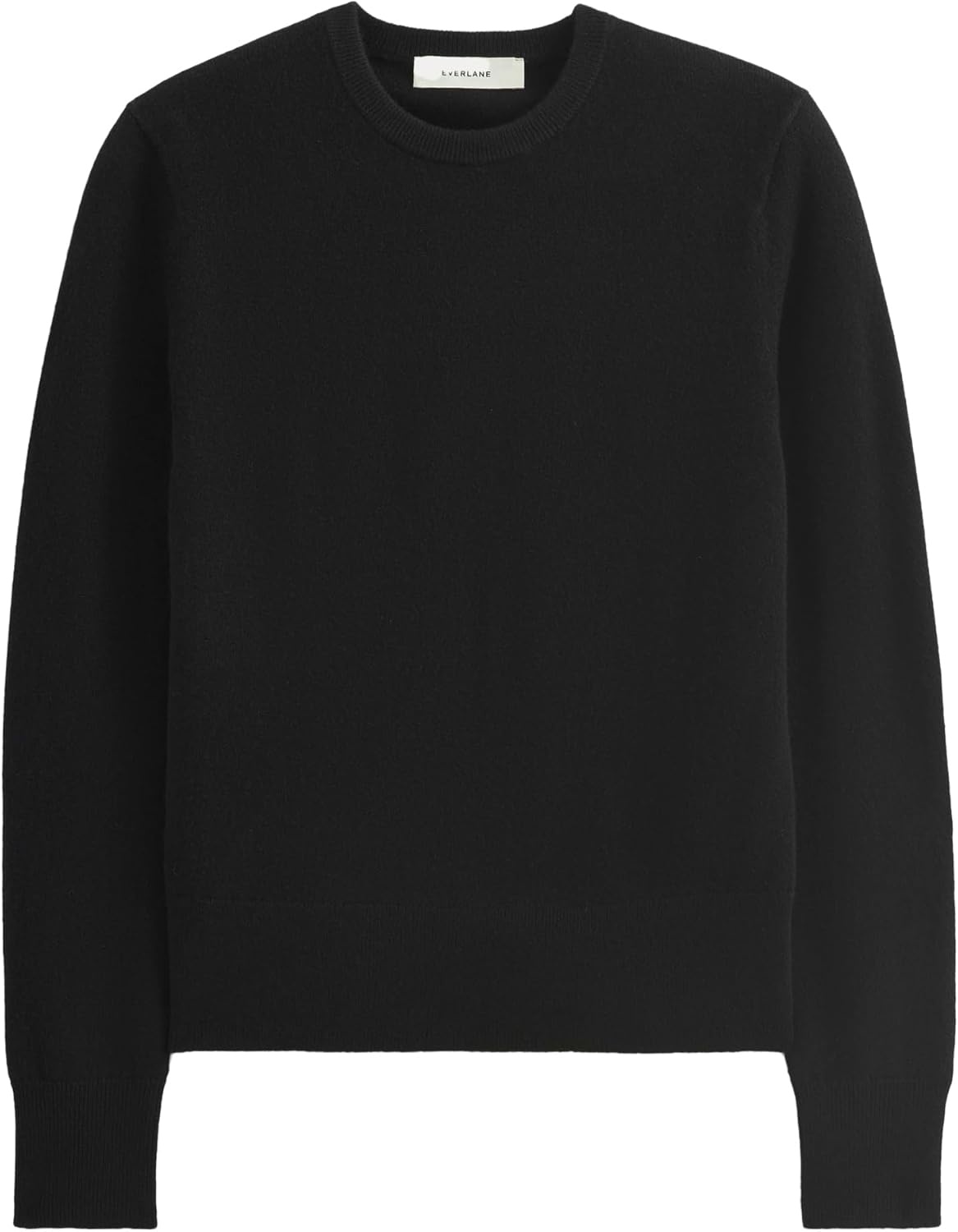 image:imageEverlane Womens Everlane Cashmere Slim Crew SweaterBlack