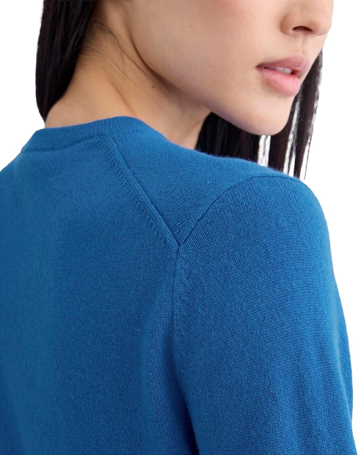 image:imageEverlane Womens Everlane Cashmere Slim Crew SweaterClassic Blue