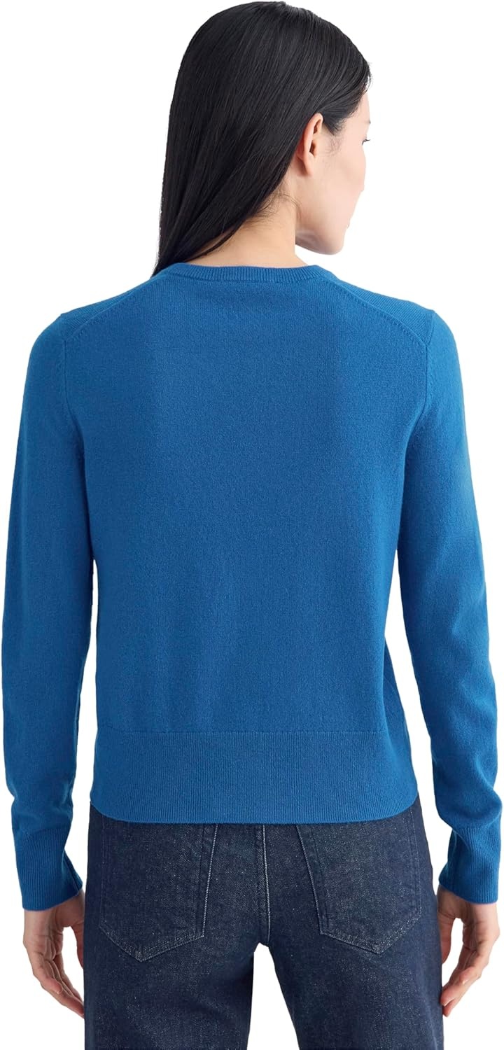 image:imageEverlane Womens Everlane Cashmere Slim Crew SweaterClassic Blue