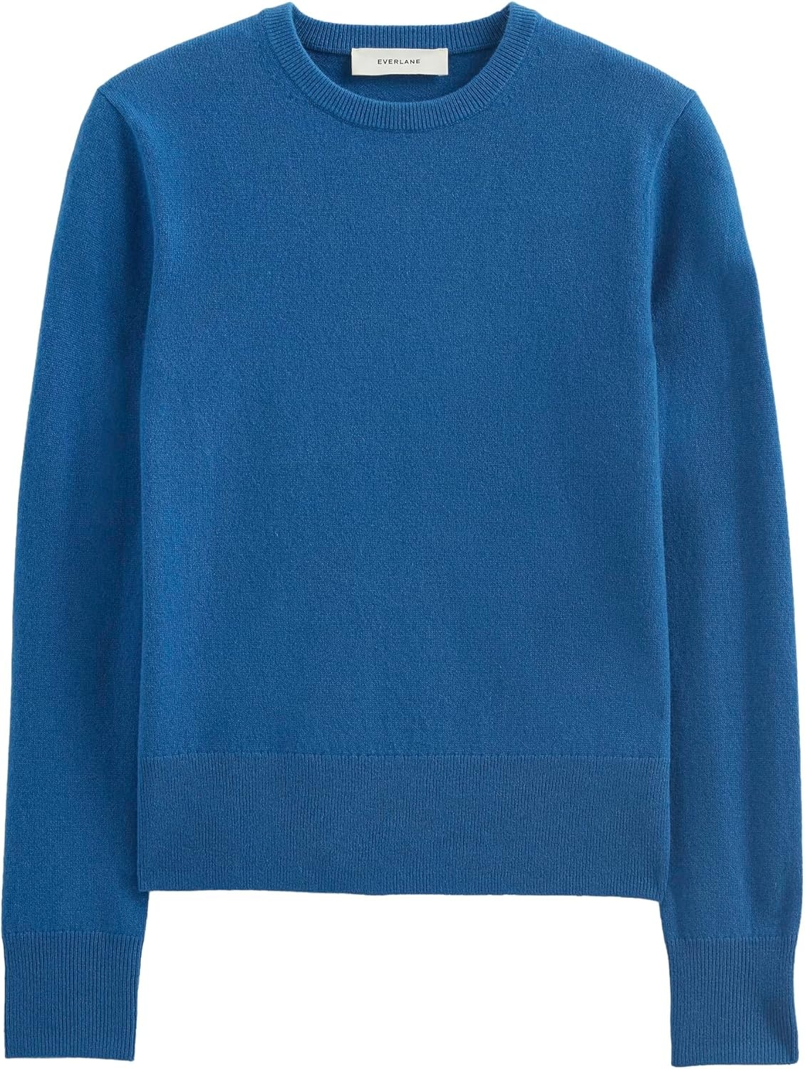 image:imageEverlane Womens Everlane Cashmere Slim Crew SweaterClassic Blue