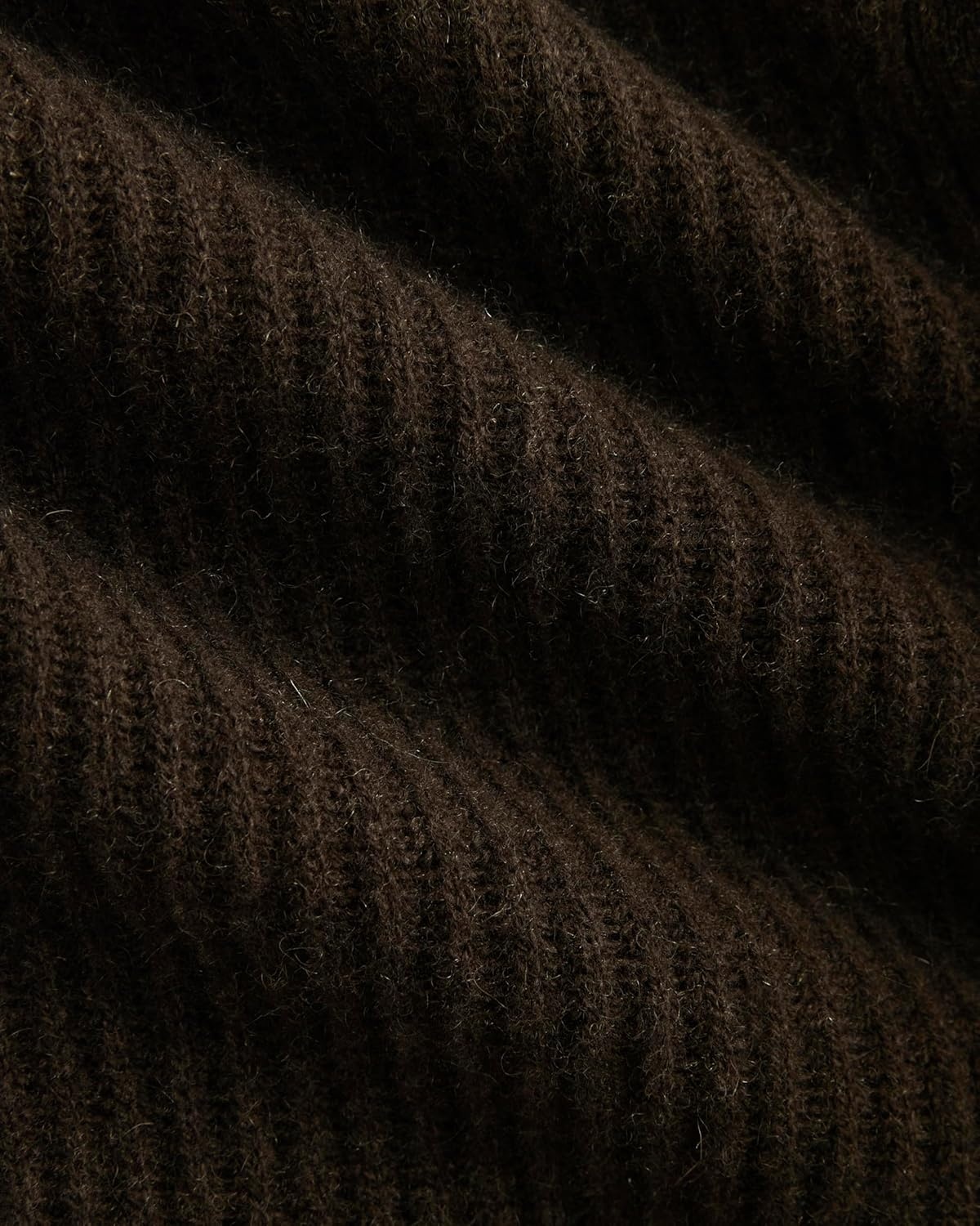 image:imageEverlane Womens Everlane Fisherman Cardigan in Wool CashmereAmericano Brown