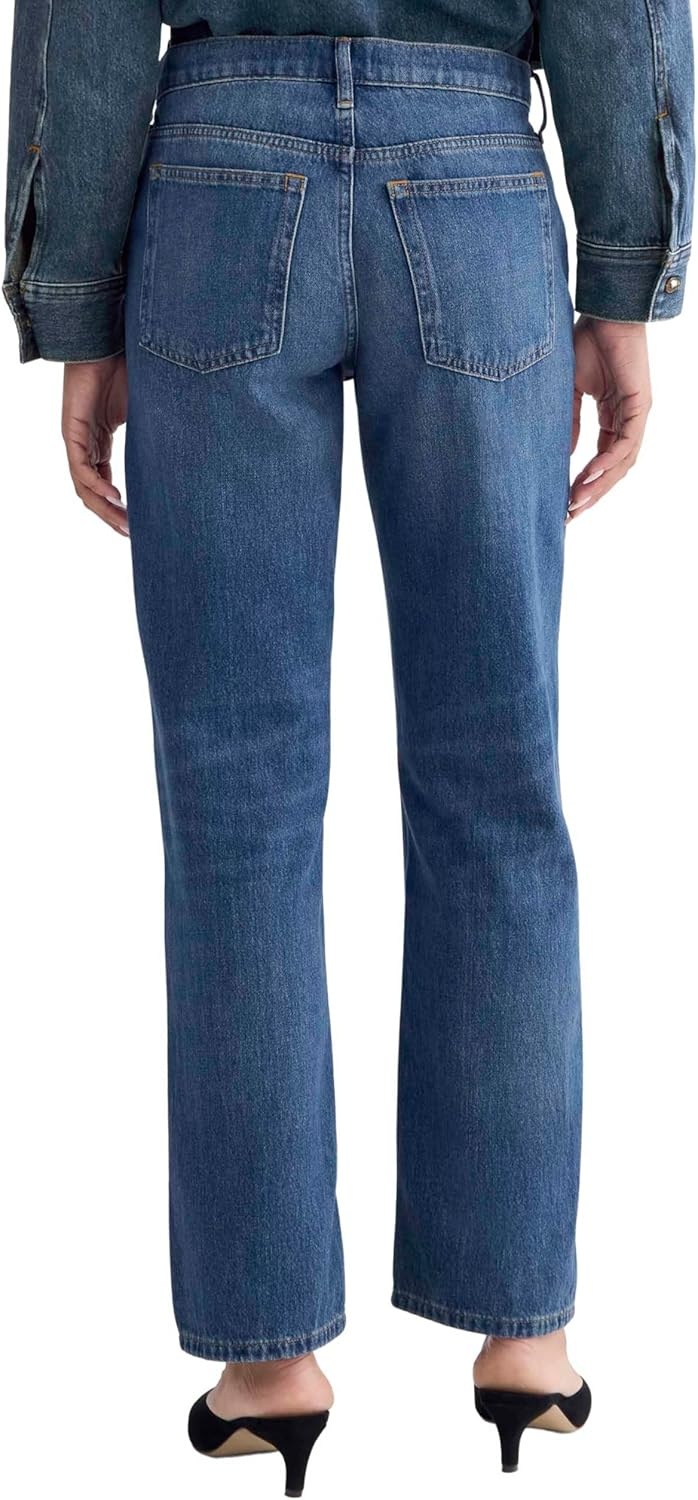 image:imageEverlane Womens Everlane LowRise Straight JeanTungsten Old Blue