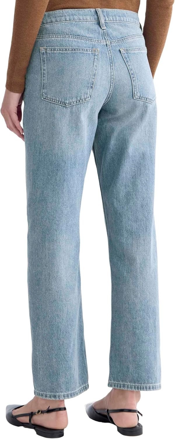 image:imageEverlane Womens Everlane LowRise Straight JeanTungsten Scratch