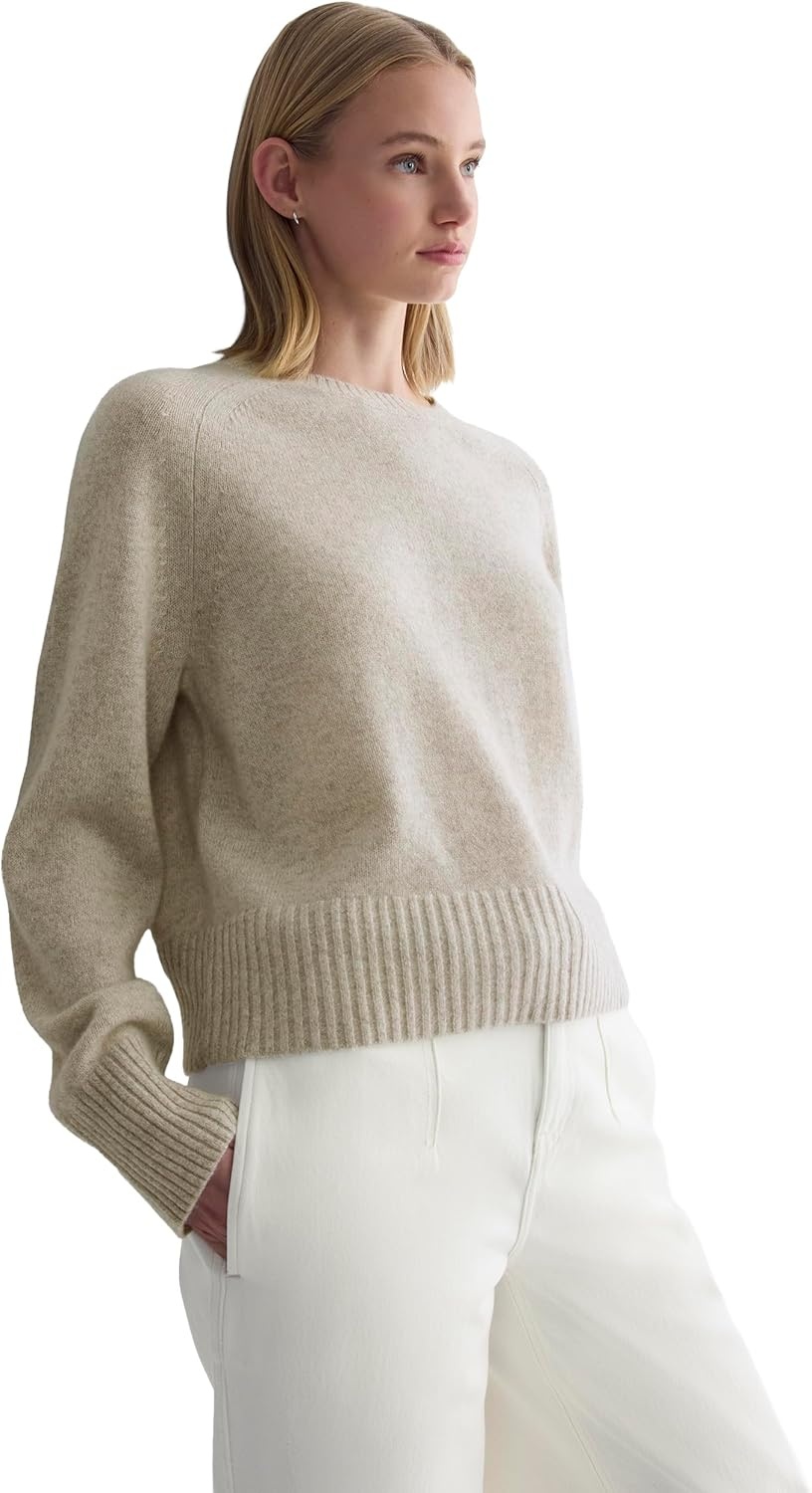 image:imageEverlane Womens Everlane The Boxy Crew in CashmereCanvas