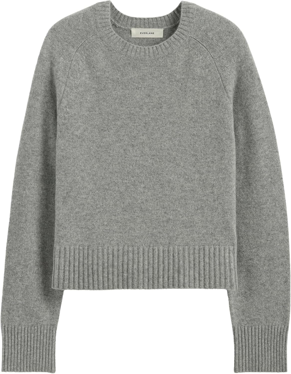 image:imageEverlane Womens Everlane The Boxy Crew in CashmereLight Heather Grey