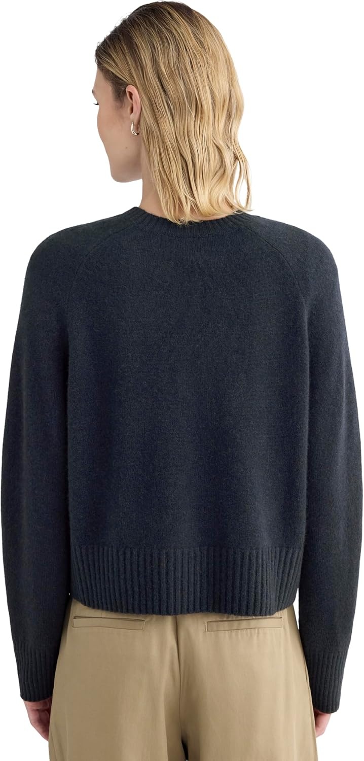 image:imageEverlane Womens Everlane The Boxy Crew in CashmereNavy