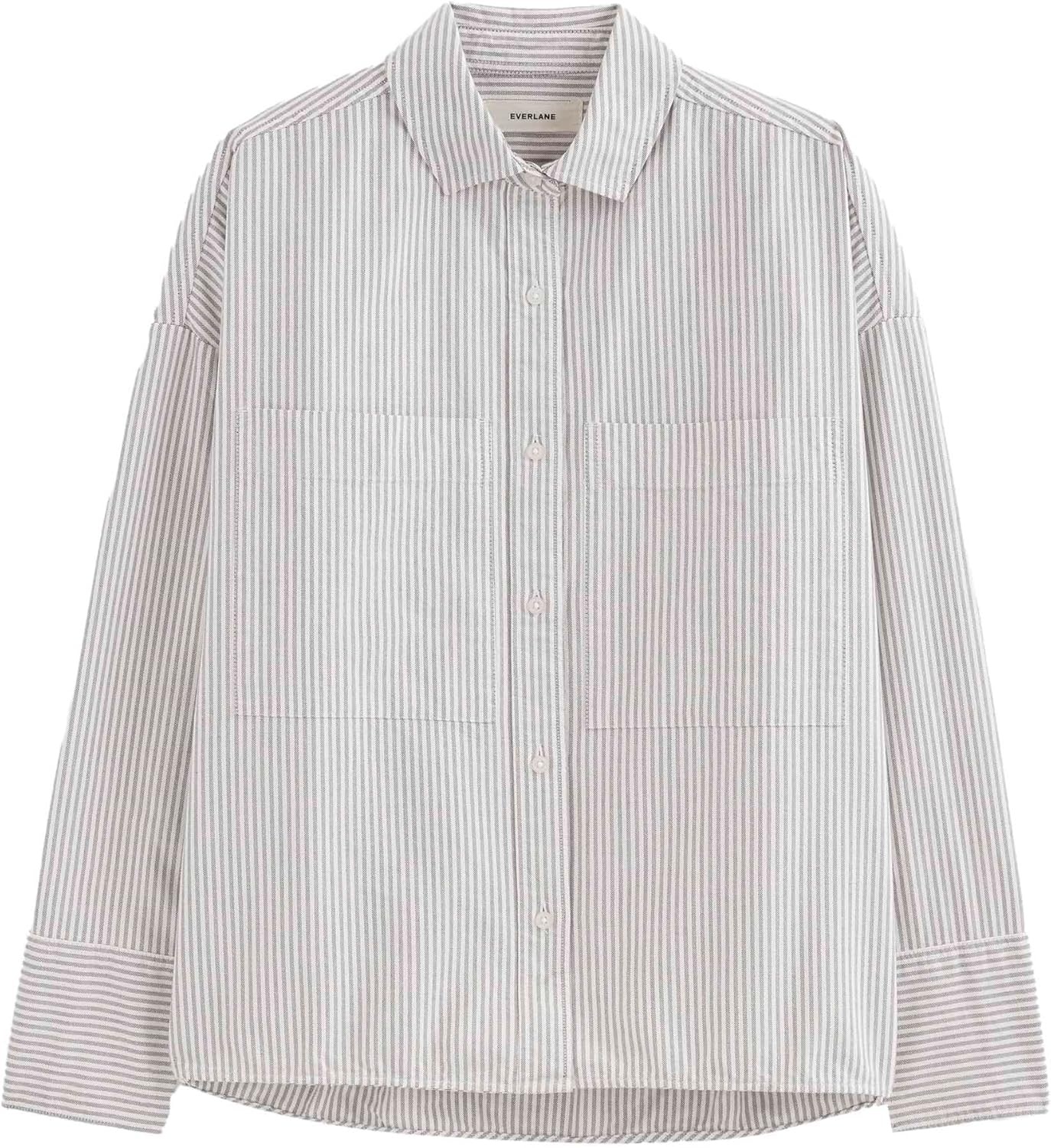 image:imageEverlane Womens Everlane The Boxy OxfordBlack White