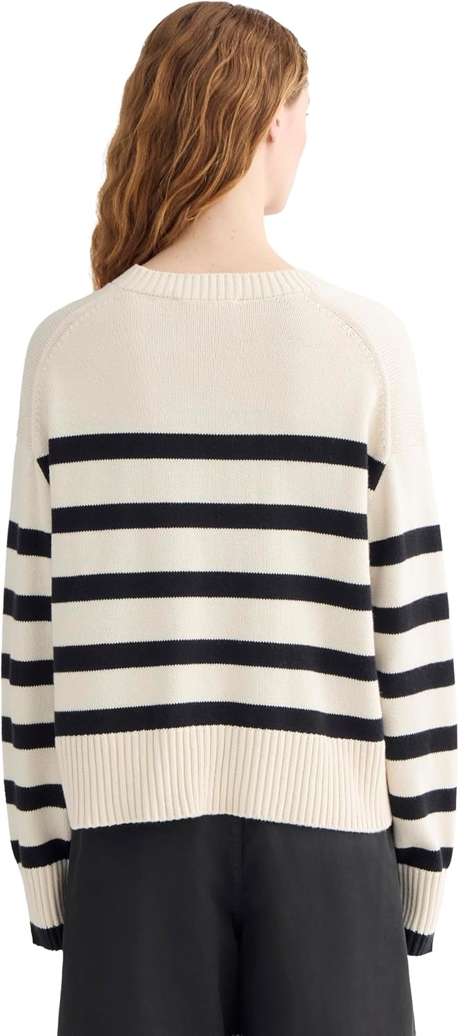 image:imageEverlane Womens Everlane The Boxy Sweater in Everyday CottonCanvas Black