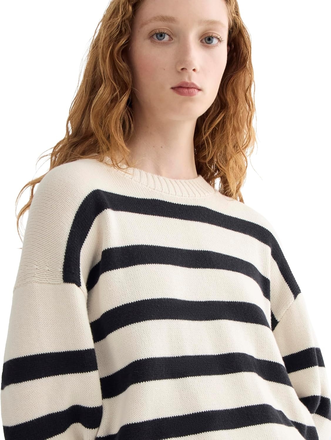 image:imageEverlane Womens Everlane The Boxy Sweater in Everyday CottonCanvas Black