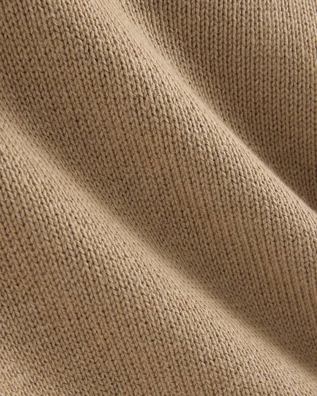 image:imageEverlane Womens Everlane The Boxy Sweater in Everyday CottonDark Heathered Camel