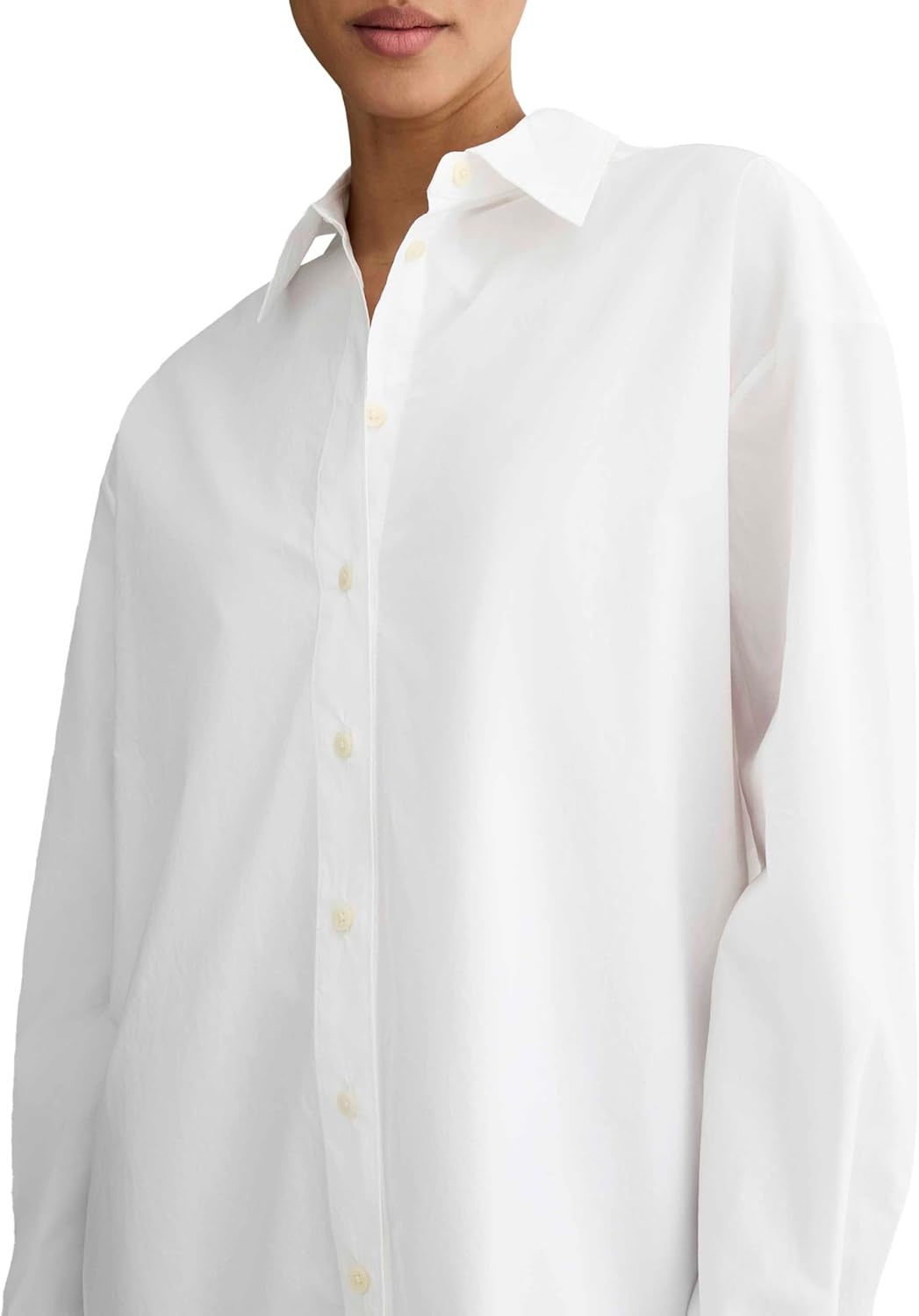image:imageEverlane Womens Everlane The Boyfriend Shirt in Ultrasoft CottonWhite