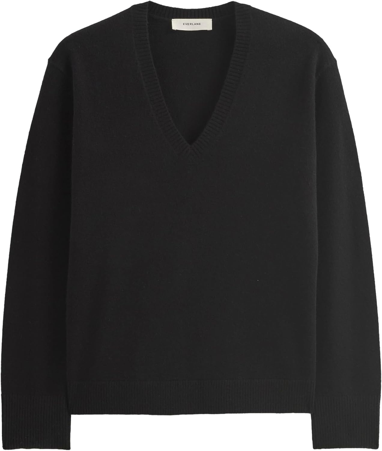 image:imageEverlane Womens Everlane The Classic V in CashmereBlack