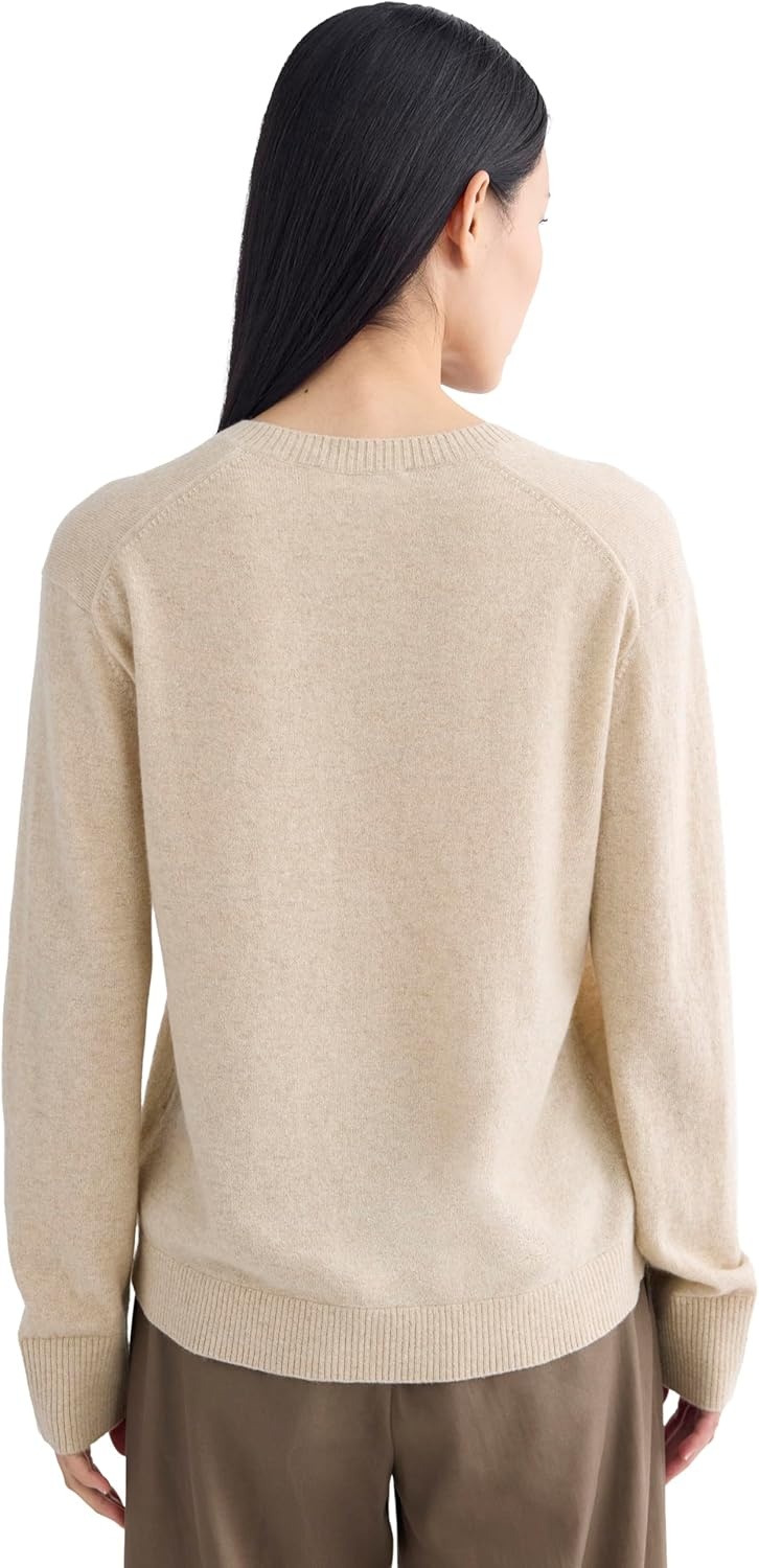 image:imageEverlane Womens Everlane The Classic V in CashmereHeather Light Camel