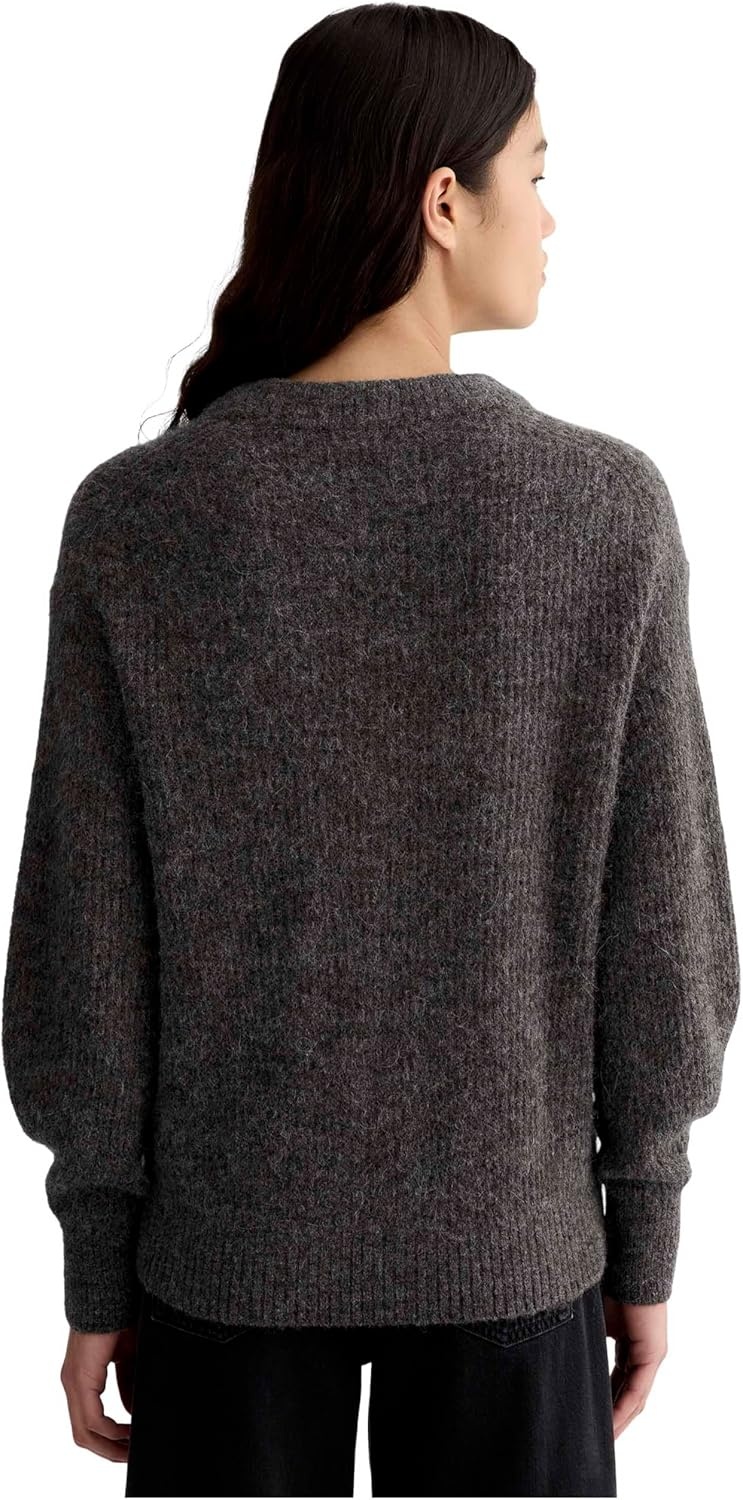 image:imageEverlane Womens Everlane The Cocoon Crew in AlpacaDark Charcoal