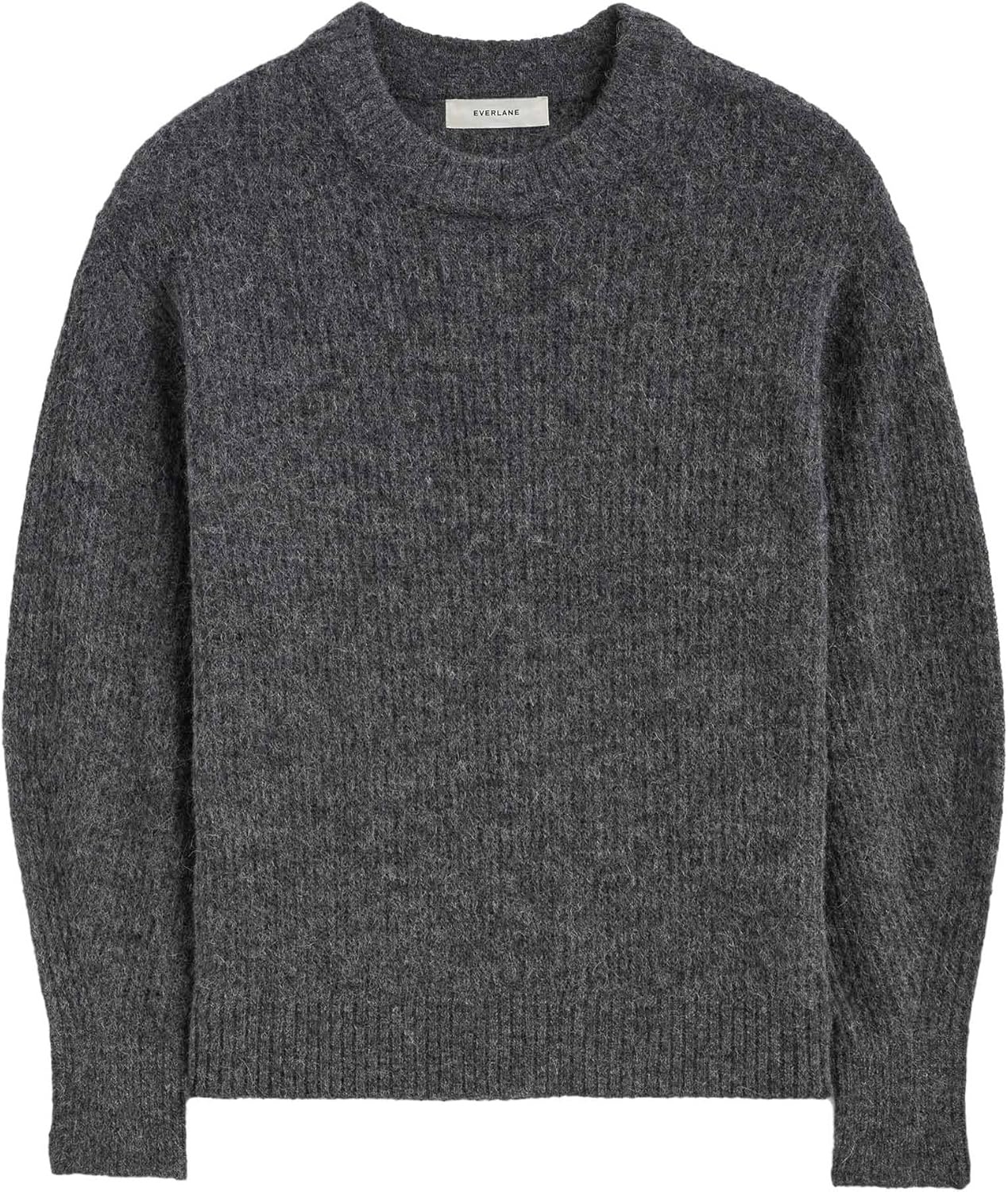 image:imageEverlane Womens Everlane The Cocoon Crew in AlpacaDark Charcoal