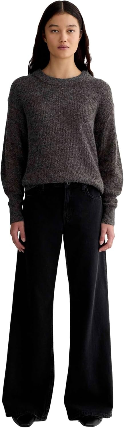 image:imageEverlane Womens Everlane The Cocoon Crew in AlpacaDark Charcoal