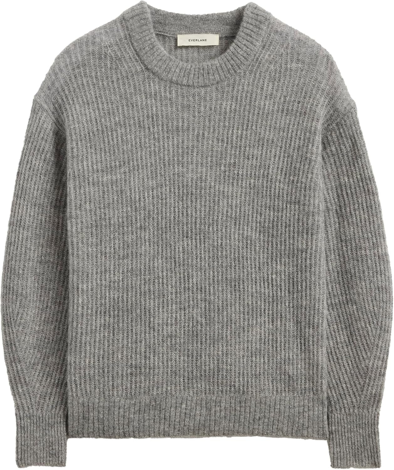 image:imageEverlane Womens Everlane The Cocoon Crew in AlpacaHeather Stone Grey