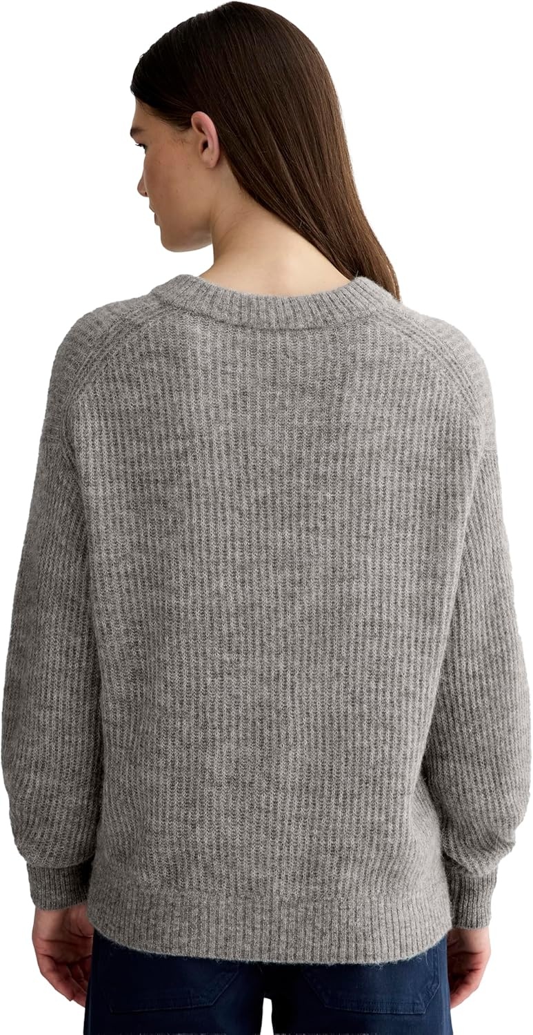 image:imageEverlane Womens Everlane The Cocoon Crew in AlpacaHeather Stone Grey
