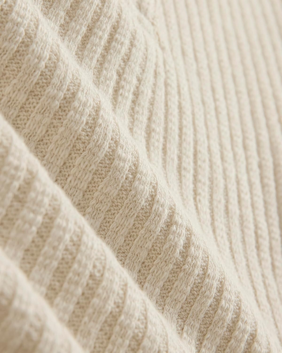 image:imageEverlane Womens Everlane The Cozy Rib HenleyBone