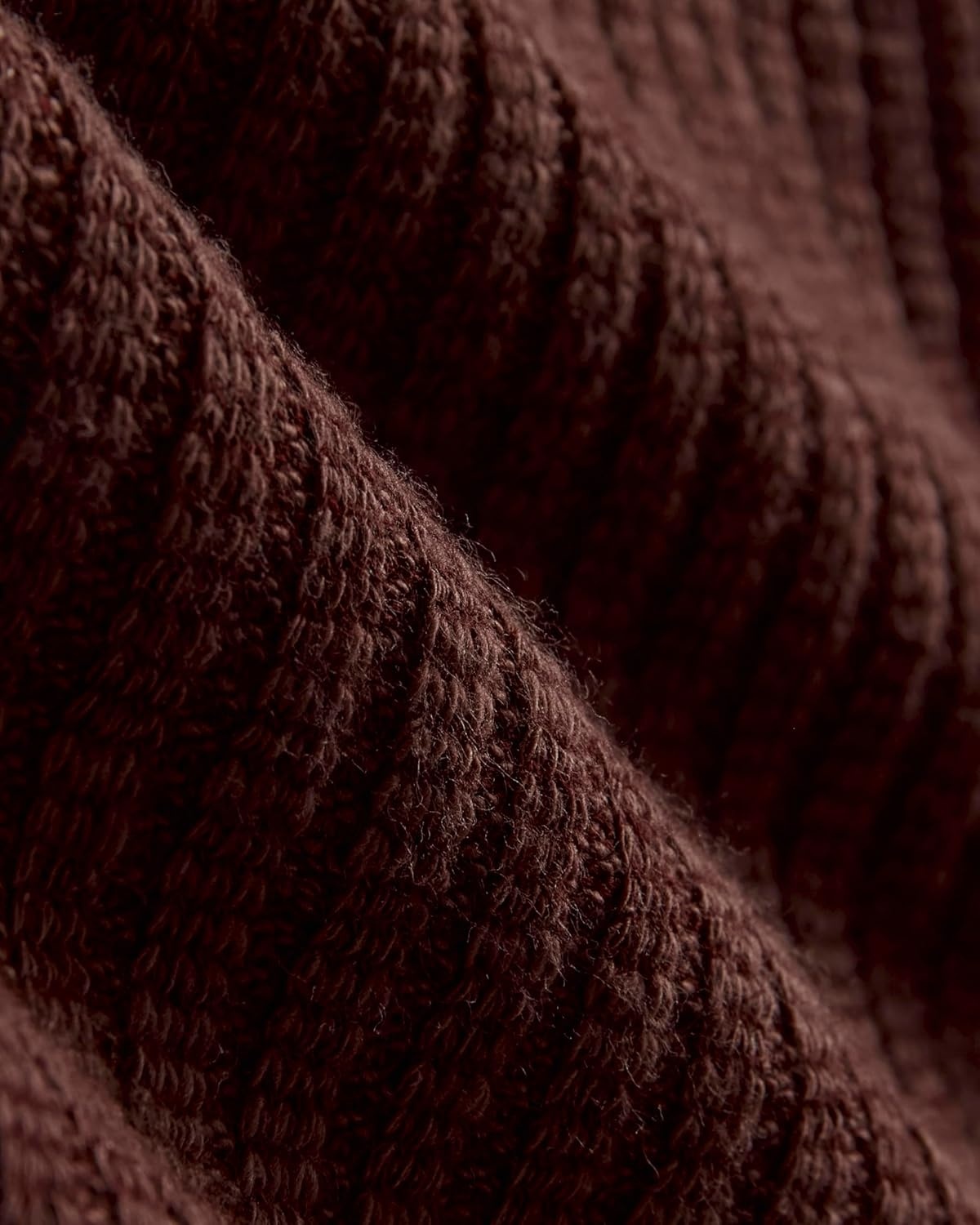 image:imageEverlane Womens Everlane The Cozy Rib HenleyDark Mahogany