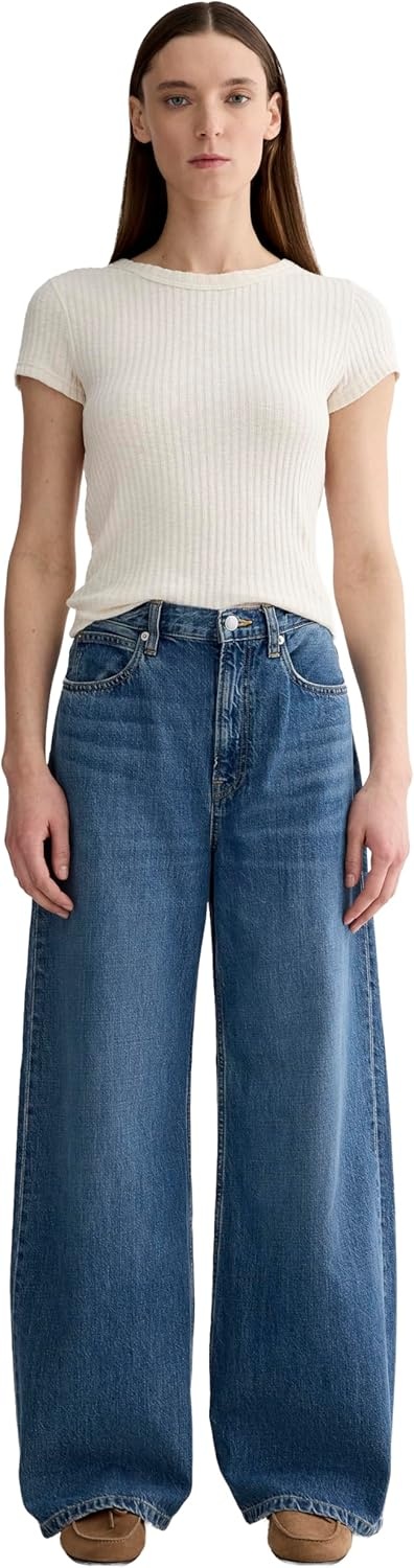 image:imageEverlane Womens Everlane The Cozy Rib TeeBone