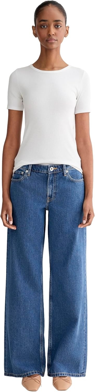 image:imageEverlane Womens Everlane The Luxe Rib CrewWhite