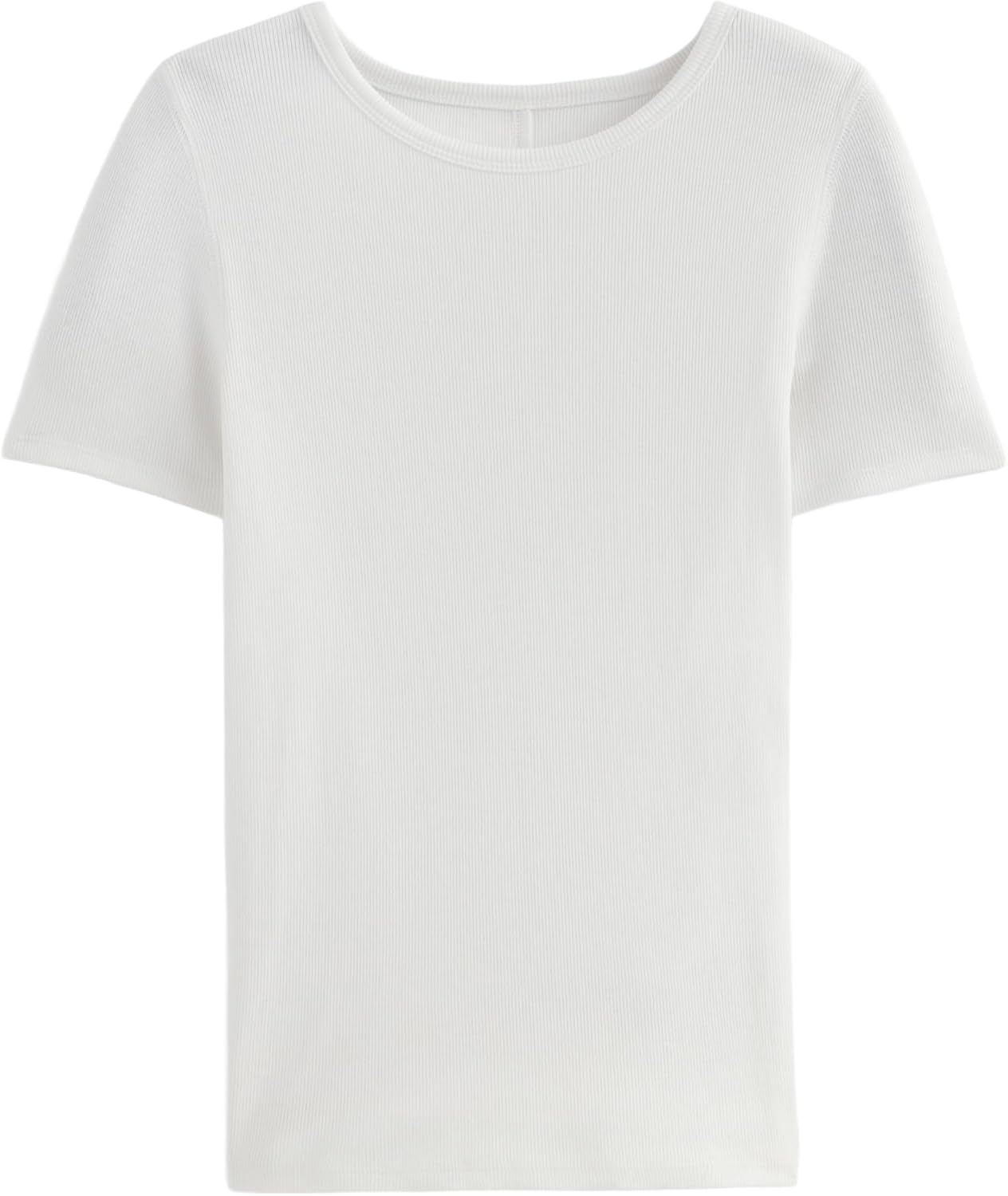 image:imageEverlane Womens Everlane The Luxe Rib CrewWhite