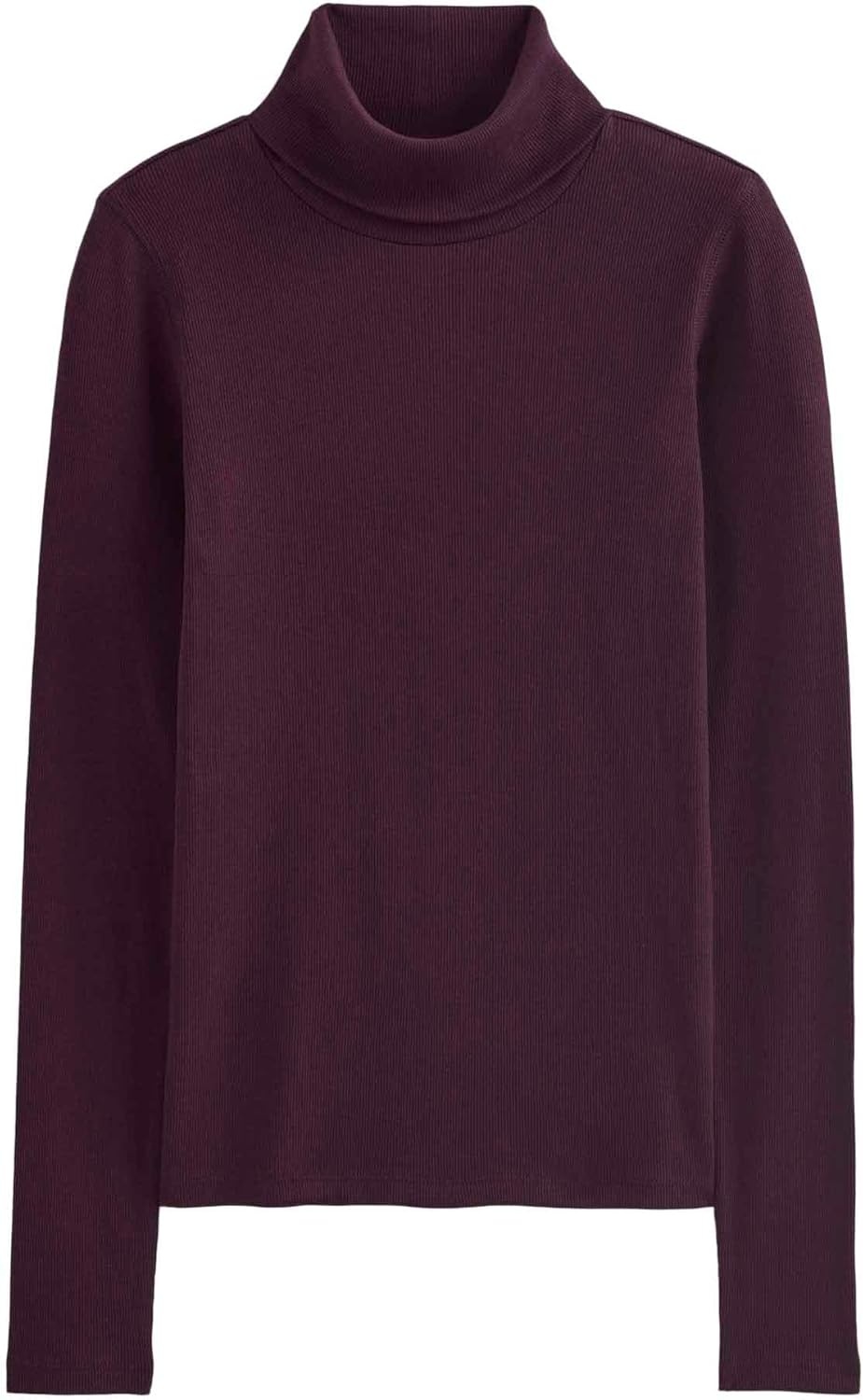 image:imageEverlane Womens Everlane The Luxe Rib TurtleneckHeathered Port Royale