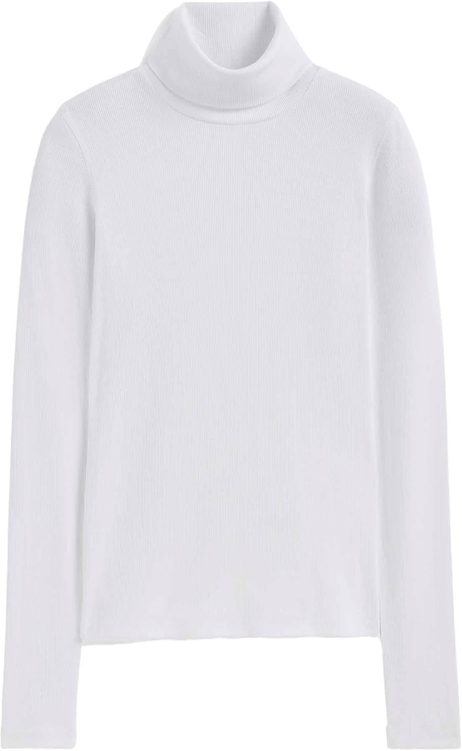 image:imageEverlane Womens Everlane The Luxe Rib TurtleneckWhite