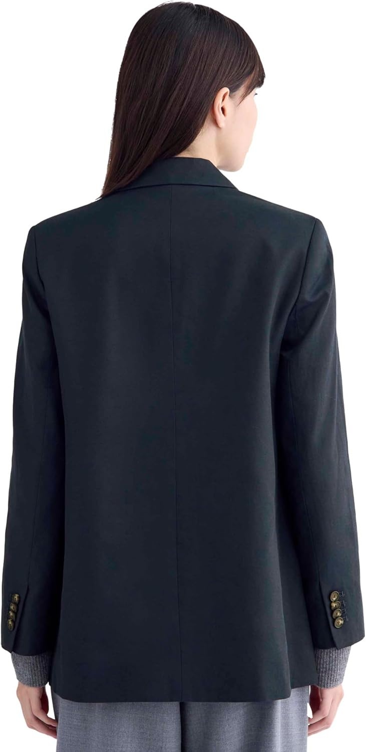 image:imageEverlane Womens Everlane The Oversized Blazer in ButtersmoothNavy