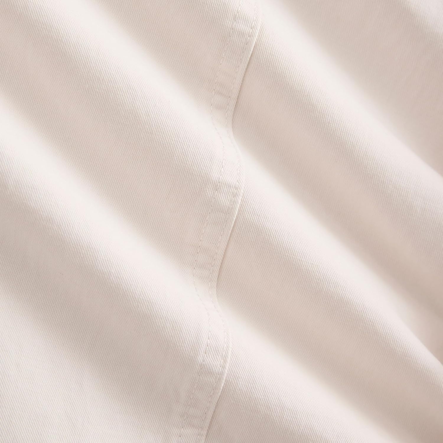 image:imageEverlane Womens Seamed WideLeg Pant OCS Organic Cotton Linen Blend HighRise WideLeg TrouserBone