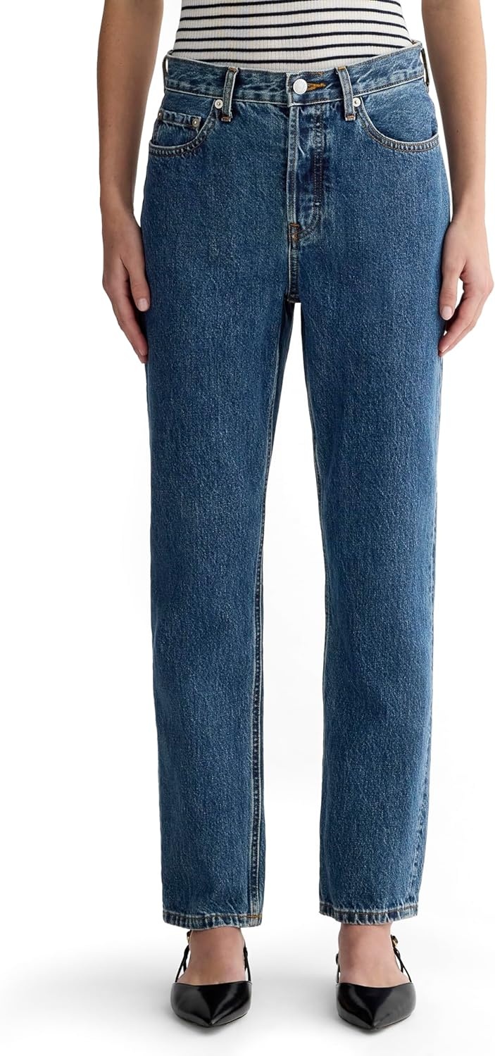 image:imageEverlane Womens The 90s Cheeky JeanDeep Atlantic