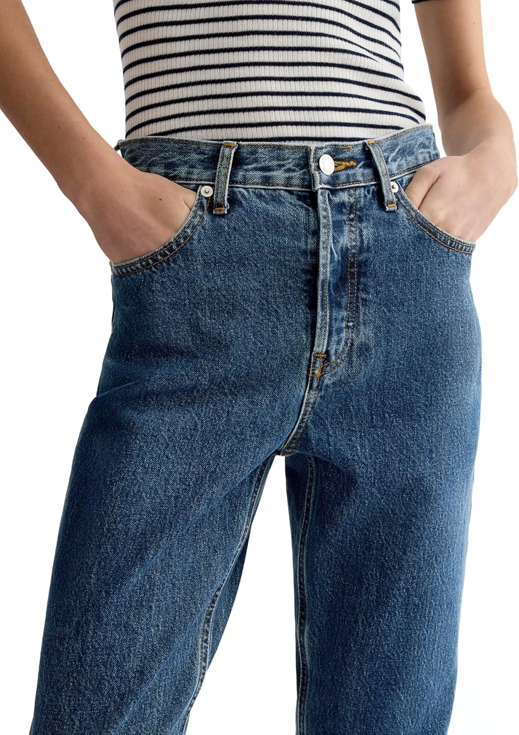 image:imageEverlane Womens The 90s Cheeky JeanDeep Atlantic