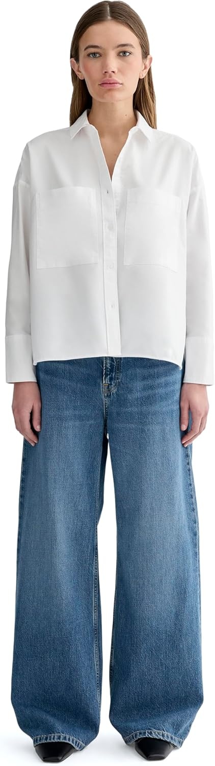 image:imageEverlane Womens The Boxy OxfordWhite