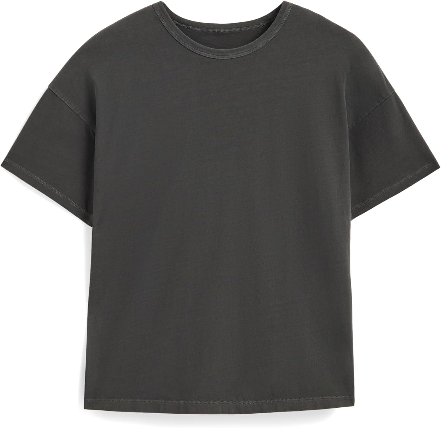 image:imageEverlane Womens The Boyfriend Tee in Essential CottonBlack