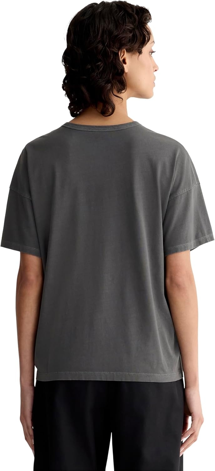 image:imageEverlane Womens The Boyfriend Tee in Essential CottonBlack