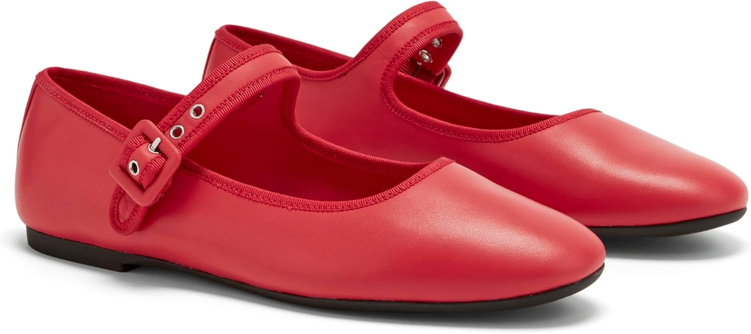 image:imageEverlane Womens The Day Buckle Mary JaneClassic Red