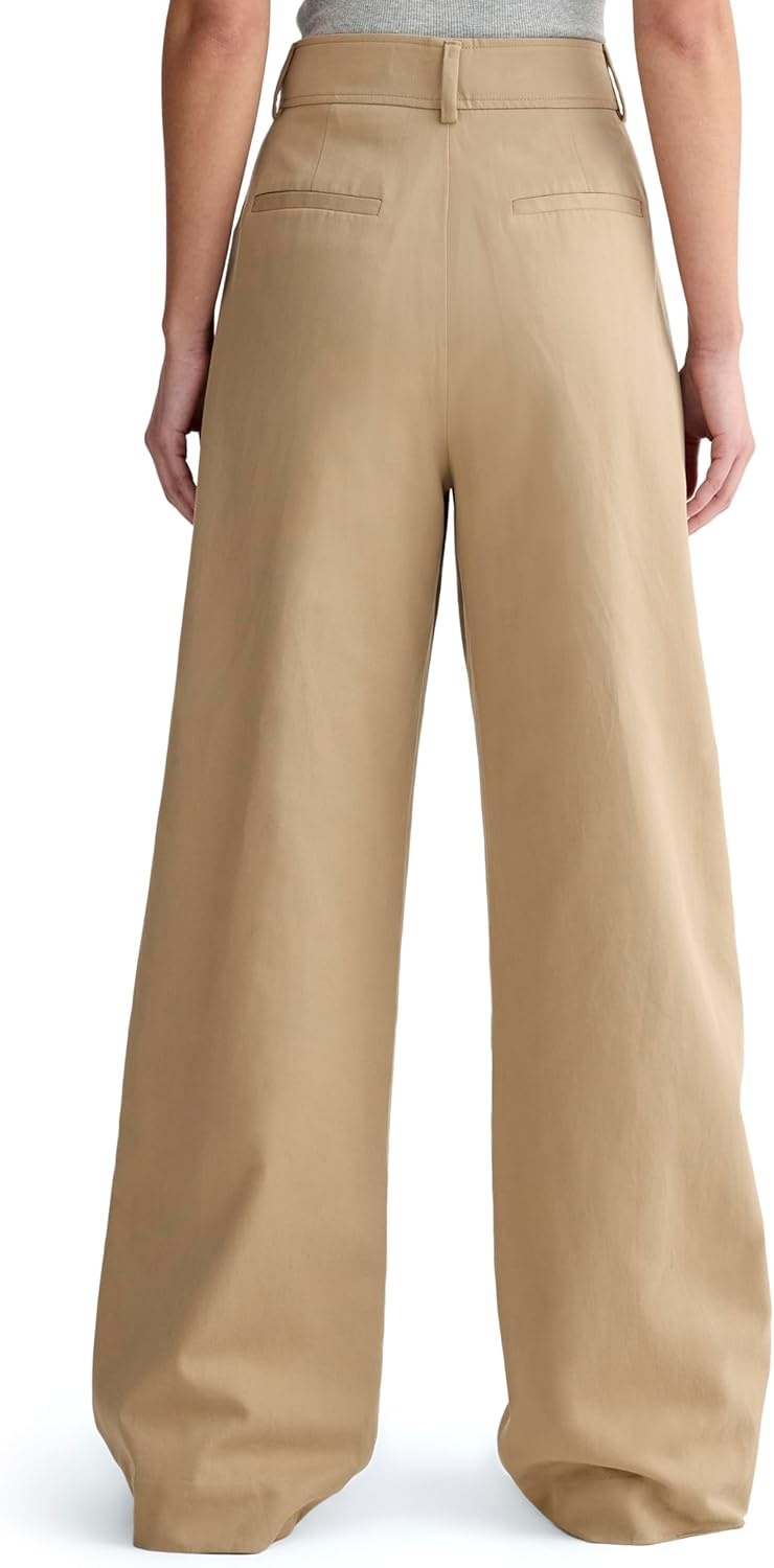 image:imageEverlane Womens The Draper Pleated Pant in ButtersmoothAsh Brown