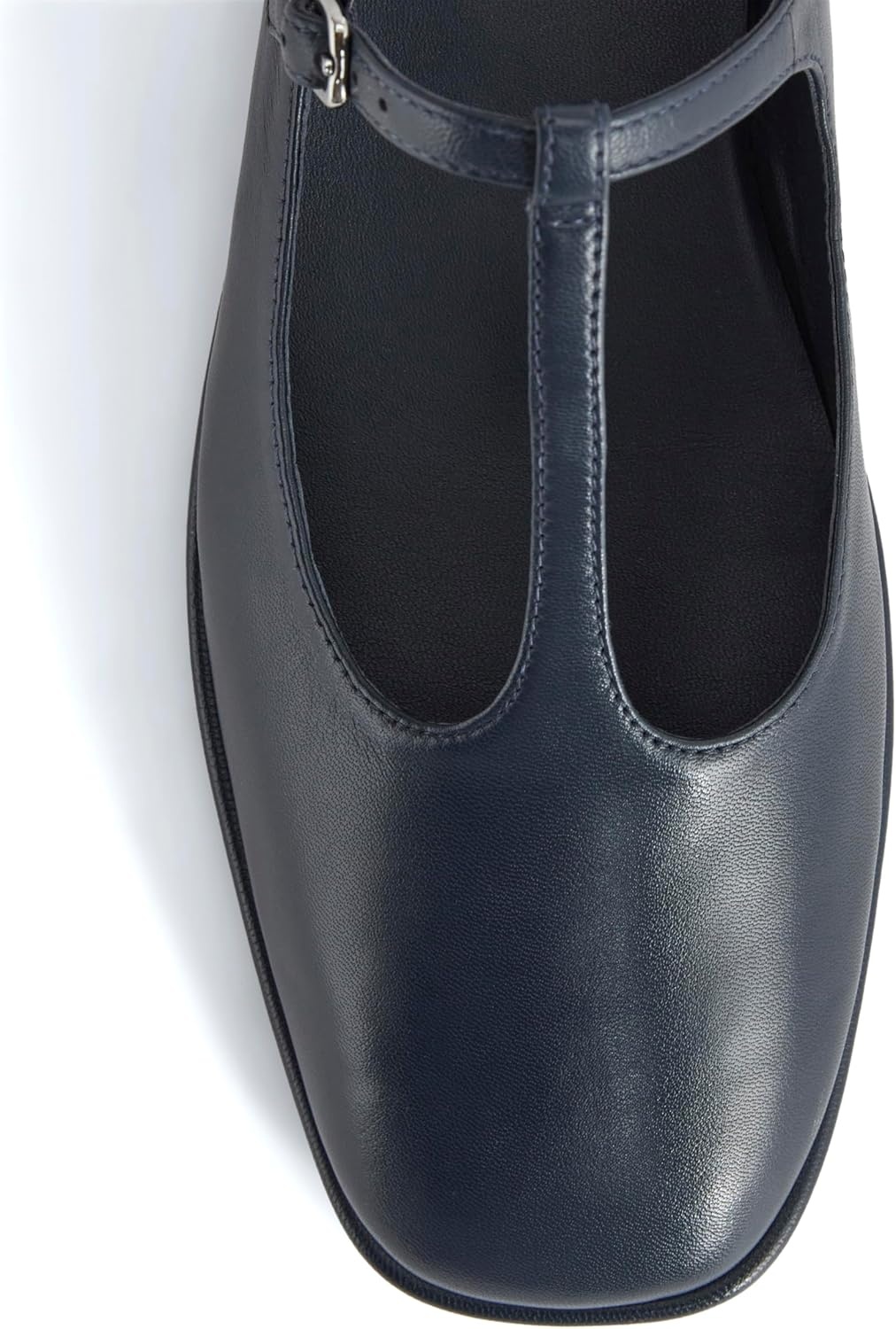 image:imageEverlane Womens The Leather TStrap FlatNavy