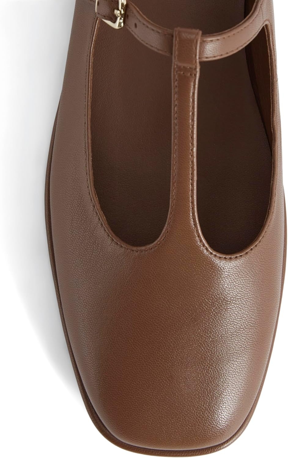 image:imageEverlane Womens The Leather TStrap FlatRum