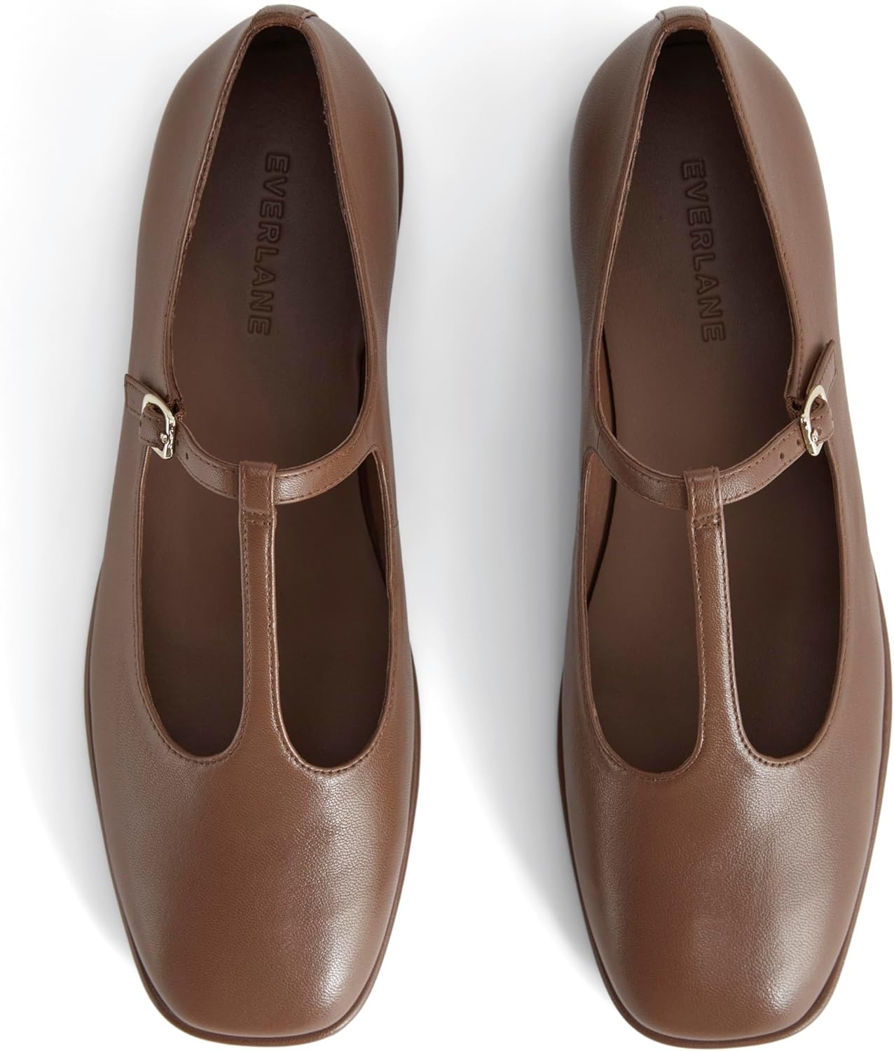 image:imageEverlane Womens The Leather TStrap FlatRum