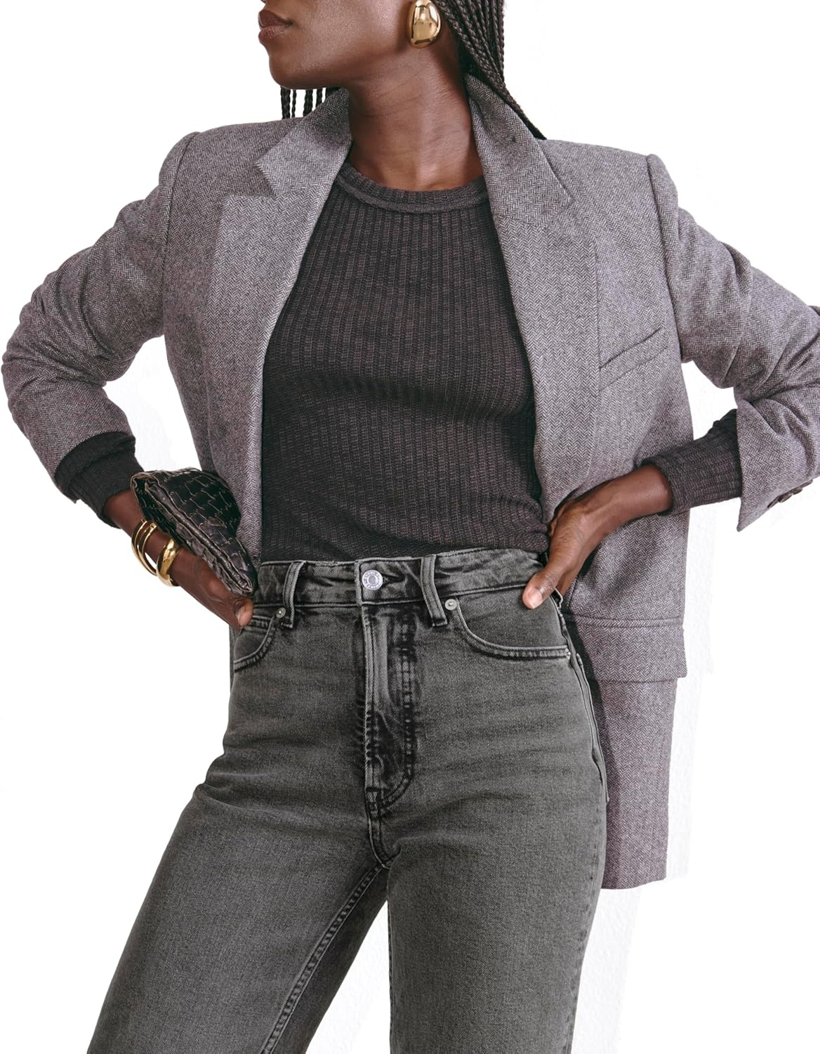 image:imageEverlane Womens The Wayhigh Hourglass JeanWashed Black